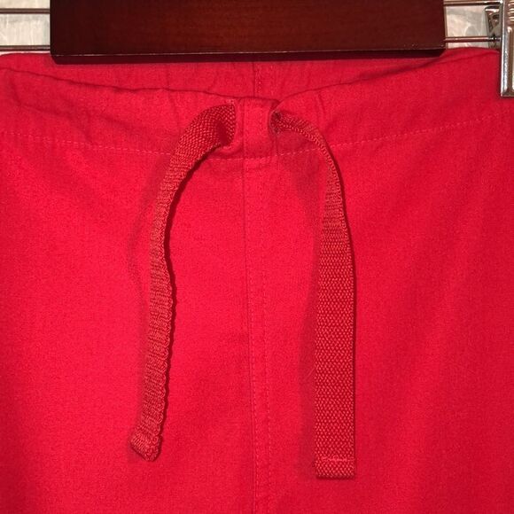 UA M Red Unisex Drawstring Scrub Pants - Picture 5 of 9